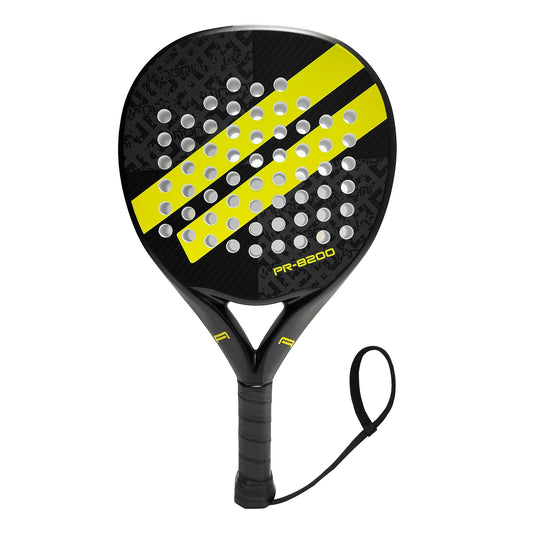Ianoni Yellow Double Stripe Padel Racket