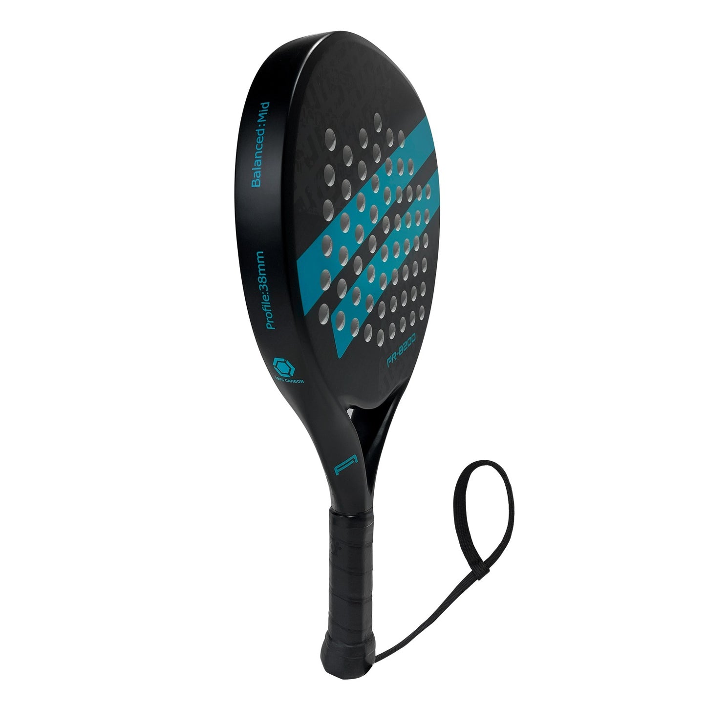 Ianoni Blue Double Stripe Padel Racket
