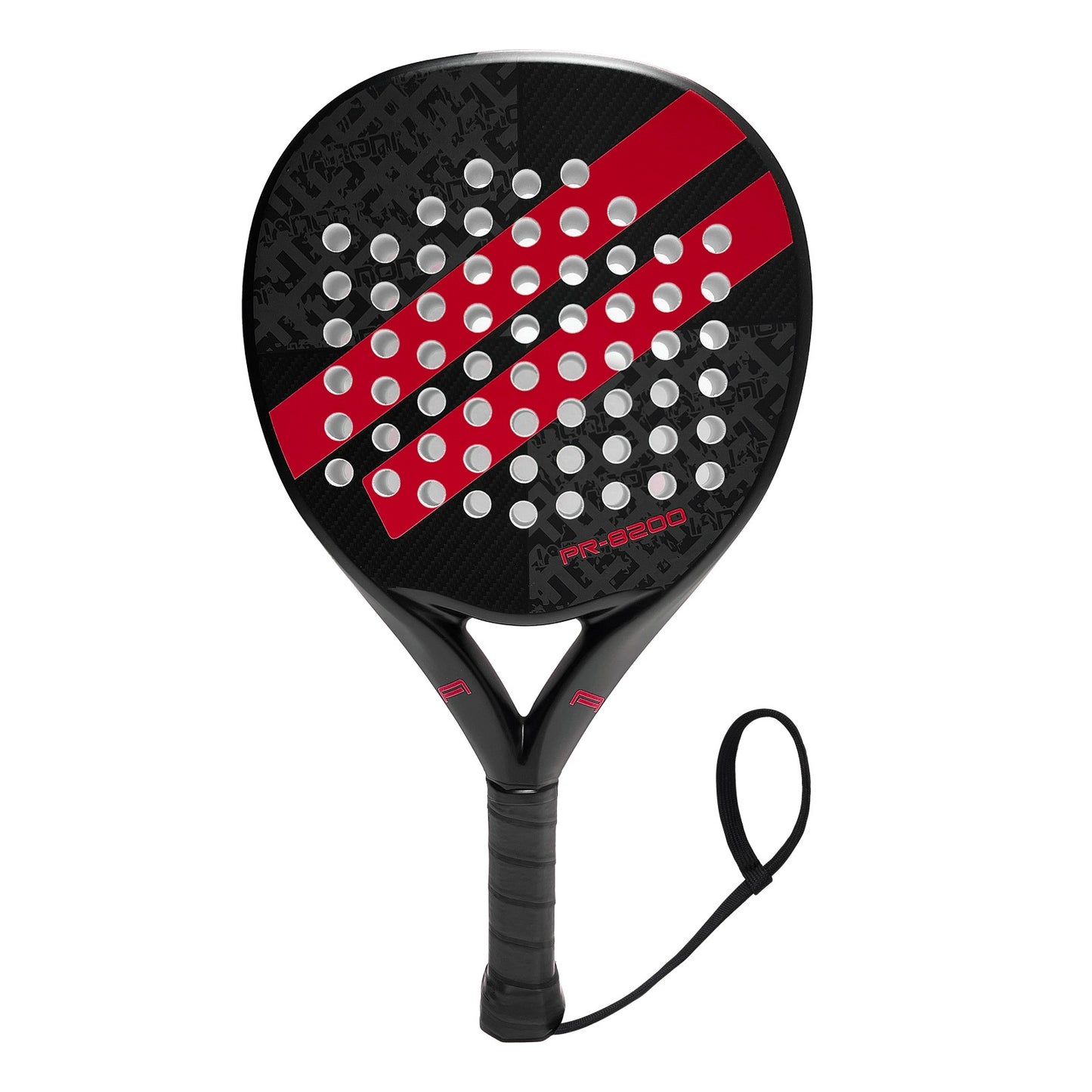Ianoni Red Double Stripe Padel Racket