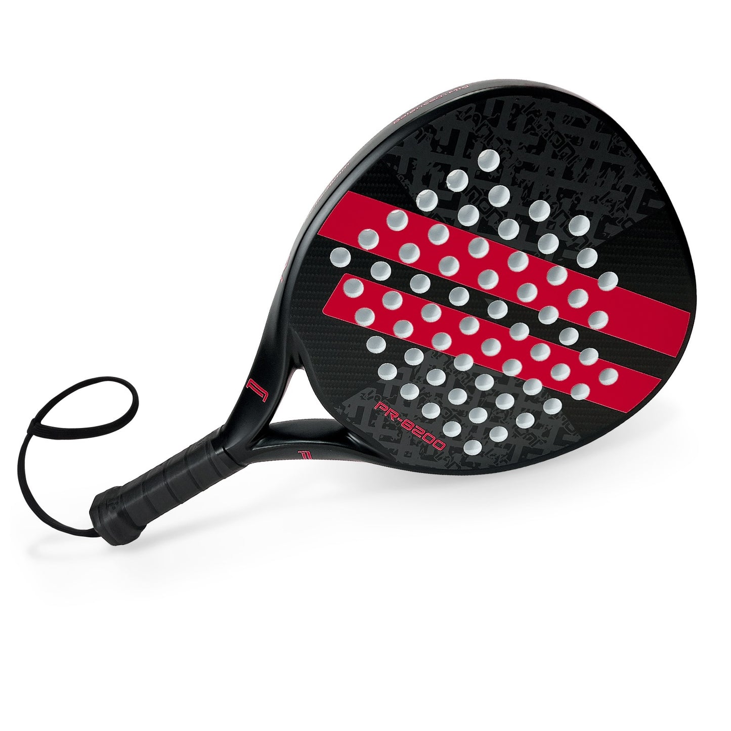 Ianoni Red Double Stripe Padel Racket